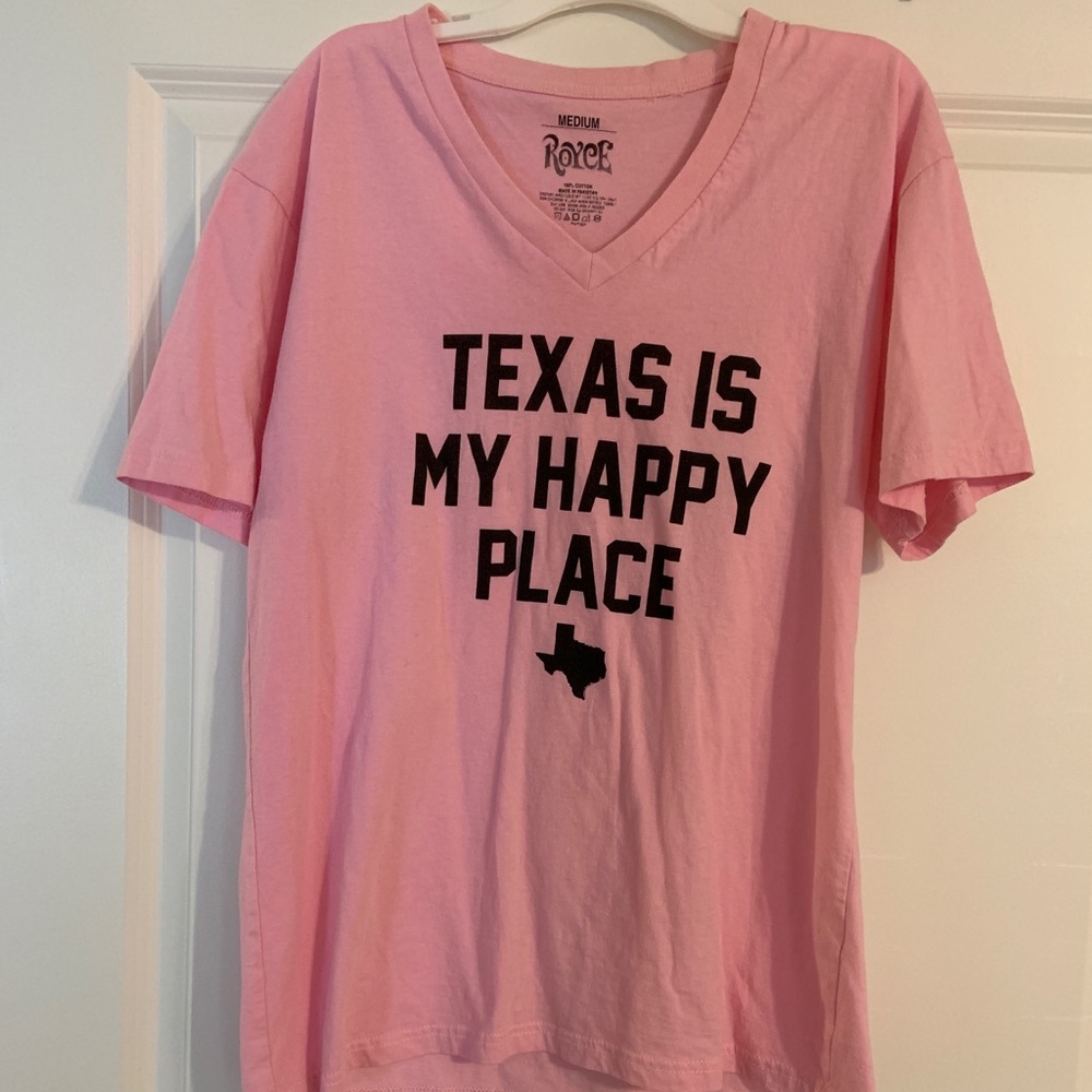 Texas vneck tee
